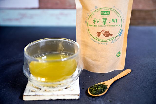 完全無農薬の緑茶【山のお茶】（静岡産）｜秋葉湖【2個セット】