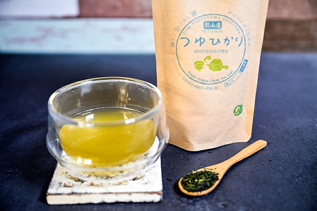 完全無農薬の【山のお茶】緑茶（静岡産）｜つゆひかり【2個セット】