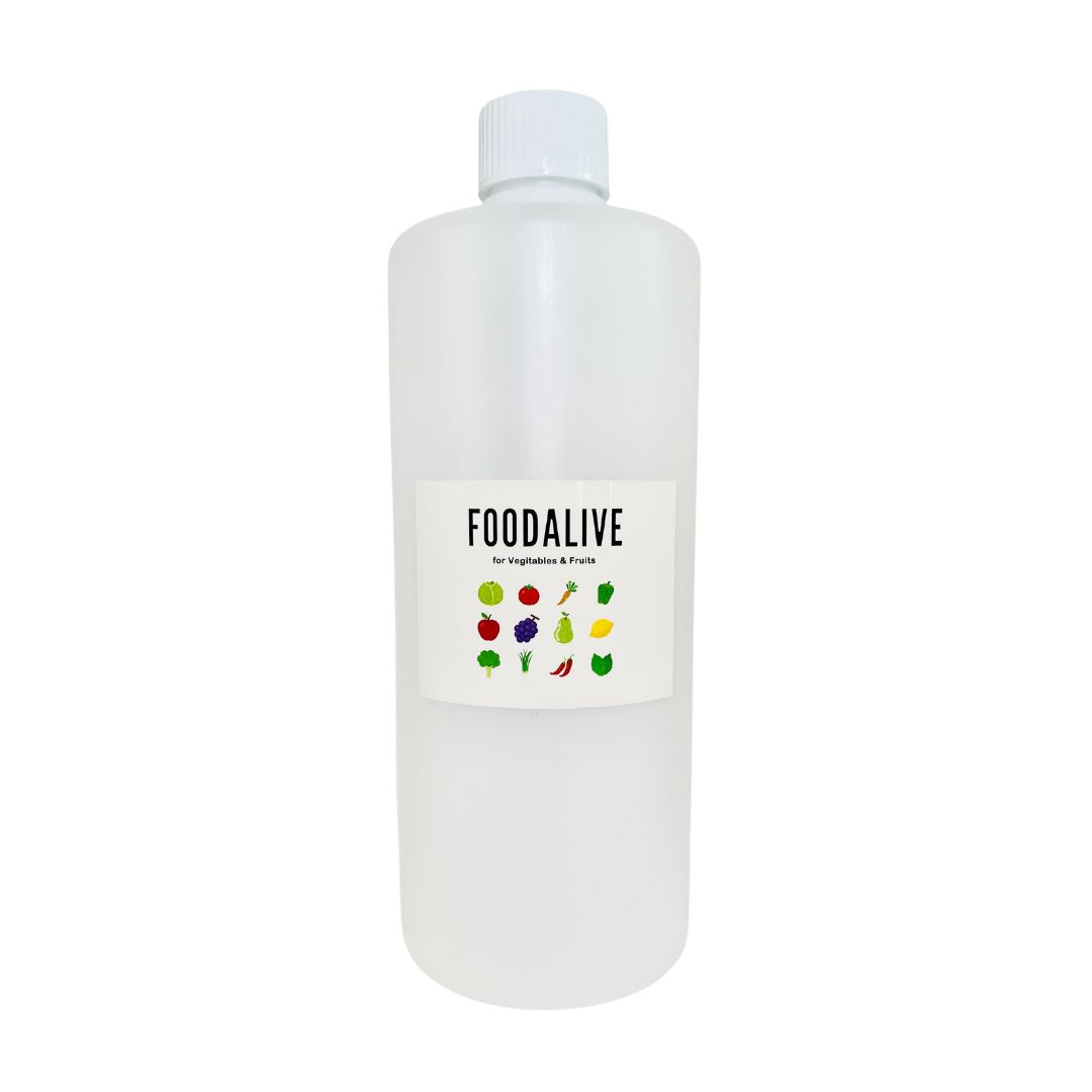 「FOODALIVE」【詰め替え用】｜強力な洗浄力と確かな安全性を兼ね備え、 食材を美味しくすることもできる 次世代型の食品用洗浄水