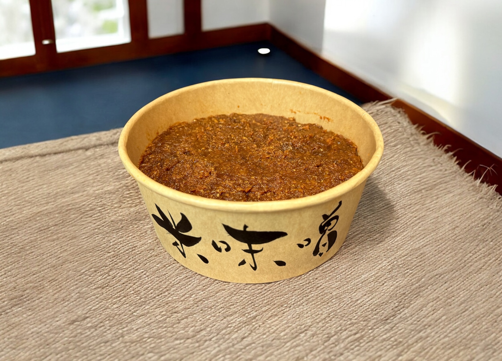 無添加・在来種味噌 紙容器入り500g×2個入り|これぞオーガニック!野菜ディップだけで最強に美味しい。30年以上無農薬の栽培で作る加治屋在来と常在菌が奏でる生きた旨味|手前麹熟成十一カ月が生み出す奇跡